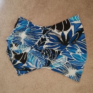 Women's Tropical Blues Top - Sz. M